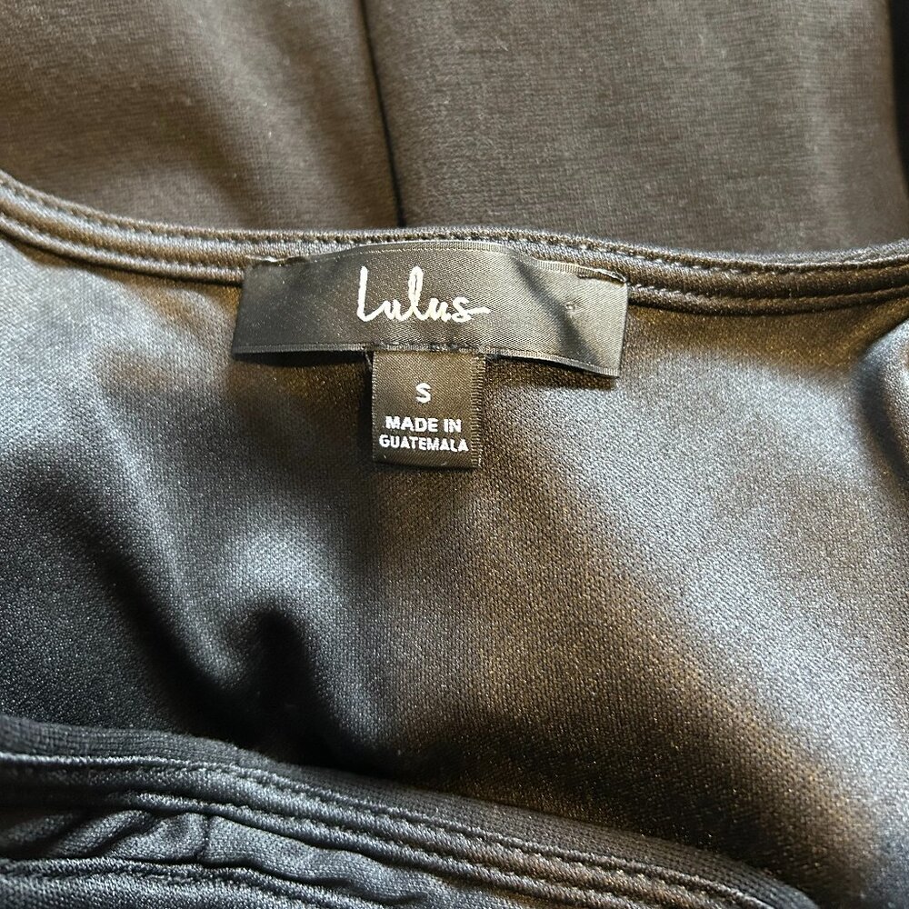 Lulus  "Always Admired Black Sleeveless Mini Dress" - Picture 3 of 3